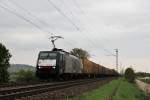 ERSR - ERS Railways ES 64 F4-092 am 18.04.2014 mit einem Containerzug nach Holland nördlich von Müllheim (Baden).