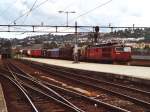 14 2164 mit einem Gterzug auf Bahnhof Oslo am 11-7-2000. Bild und scan: Date Jan de Vries.