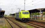 Am 18.05.2015 kam die 119 005-6 von der Rhein Cargo aus Richtung Magdeburg nach Stendal und fuhr weiter in Richtung Salzwedel .