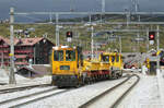 In Ustaoset wartet unser Zug von Geilo nach Bergen auf diesen Gegenzug. Ustaoset, 3.9.2024