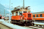 ÖBB X 534 vor dem Innsbrucker Hauptbahnhof (Sommer 1983)