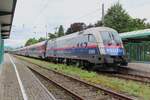 Im Jahre 2012 feierte die ÖBB das 175-jährige Jubiläum der Eisenbahn in Österreich. Dazu gab es in neun Bahnhöfen Bahnhofsfeste mit Fahrzeugausstellungen und sonstigem Programm. 
Die 1116 250  Polizei  steht am 1.9.2012 mit einem Railjet im Bahnhof Bregenz.