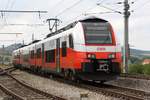 ÖBB 4746 057-0 fährt am 08.September 2019 aus dem Bahnhof Mistelbach.