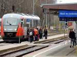 5022 010-2 wird als R5973 am Bhf. Ried im Innkreis relativ gut angenommen; 140216