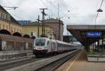 1116 264 hat sich gerade mit dem OIC 865 in Wels in Bewegung gesetzt
um die Reise nach Wien fortzusetzen.(11.05.2013)