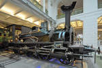 Die Dampflokomotive BBÖ 1.20 (KRB 254) der Floridsdorfer Lokomotivfabrik im Technischen Museum Wien (November 2010)