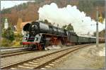 Dampflok 01.533 der GEG fhrt mit Sonderzug 16749 von Salzburg nach Eisenerz.