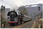 Hogmanay Express: GEG 01.533 mit dem D 16070, hier beim Durchrollen in Hofstatt, 03.01.2010.