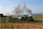 Dampflok 17c372 fhrt mit EZ 7392  Leiser Berge  von Korneuburg nach Ernstbrunn.