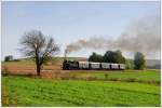 Auch bei der zweiten Fahrt am Nachmittag des 27.9.2009 war der Mollmannsdorfer Berg fr die ehemalige Stadtbahnlok 30.33 kein Problem.