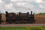 Aufnahme der 30.33, die in voller Fahrt zum Oldtimertreffen nach Ernstbrunn unterwegs ist.