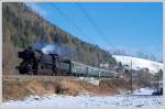 Sdz R 16097 von Wien nach Mrzzuschlag am 4.1.2009 kurz vor der Ankunft in Mrzzuschlag auf der Semmering Sdrampe aufgenommen.