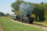 Anlsslich des 120-jhrigen Bestehen der Bahnstrecke Drsing-Zistersdorf kam es am 4.10.2009 zu einer Pendelfahrt mit der 52.4984 mit dem R 16599.