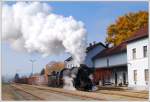 52.7612 mit dem Planrbenzug VG 75013 von Mistelbach nach Hohenau am 31.10.2009 bei der Durchfahrt in Mistelbach Lb.