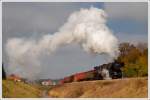 Diesmal aus dem Keller: 52.7612 mit dem Planrbenzug VG 75013 von Mistelbach nach Hohenau am 31.10.2009 in Hauskirchen.