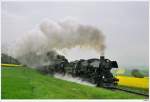 52 100 und 52.4984 mit dem SREX 16170 auf dem Weg von Korneuburg nach Ernstbrunn; hier am Scharreiterberg zw.