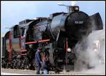 52.1227 am 13.2.2005 mit einem Sonderzug im Bahnhof Bergla-St.Martin auf dem GKB-Netz