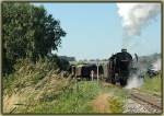 52.7612 der Firma Brenner&Brenner mit ihrem IGE Sonderzug  R 16634 (Korneuburg nach Ernstbrunn) am 23.9.2006 beim Rcksetzen zur Scheineinfahrt in die Haltestelle Karnabrunn.