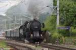 VDEA 52.4984 am 17.Mai 2014 mit dem SR 14577 (Kapfenberg - Graz) bei der Ausfahrt aus dem Bf.