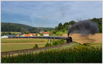 52.100 und 52.1227 mit ihrem SR 17086 von Graz über den Wechsel nach Wien am Söchauer Berg am 16.9.2016.