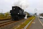 Eurovapor 77 250 mit Museumseisenbahn Hanau Sonderzug am 01.12.24 in Miltenberg