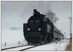 IGE Dampfsonderzug D 16111 am 5.1.2008 bei der Durchfahrt in Eberschwang.