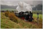 77.28 der GEG bespannte am Nachmittag des 21.10.2009 einen Fotopersonenzug von Attnang-Pucheim nach Hausruck.