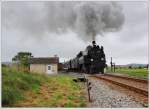 GEG 77.28 mit dem Foto GmP Z 19822 von Ried im Innkreis nach Attnang-Puchheim am 6.8.2010 anlsslich Sommerdampf und Planstrom 2010, kurz nach dem Bahnhof Hausruck aufgenommen.