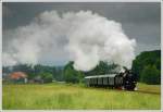 GEG 78.618 mit einem Fotopersonenzug am 1.6.2009 von Timelkam nach Ampflwang bei Wolfsdoppel aufgenommen.