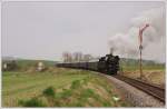 Fotofahrt mit GEG 78 618 am 21.4.2010 von Ried im Innkreis nach Attnang-Puchheim kurz nach Eberschwang aufgenommen.