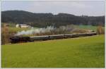 Fotozug SLP 19439 von Attnang-Puchheim nach Hausruck, am 21.4.2010 mit GEG 78 618 bespannt, kurz vor dem Zielbahnhof aufgenommen.