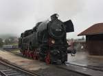 Die 78 618 am 02.10.2010 bei einer Rangierfahrt im Ampflwanger Museum.