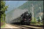 IGE-Eisenbahn-Romantik-Rundfahrt anlsslich 175 Jahre Eisenbahn in sterreich am 23.8.2012 von Wien ber Mrzzuschlag und das Gesuse nach Linz Hbf, von Mrzzuschlag bis Selzthal mit GEG 78.618 an