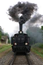 92er mit Fragezeichen: MLV 92.2271 am 07.Juli 2019 mit dem SR 14990 (Praterstern - Zwettl) beim Fotohalt im Bahnhof Groß Globnitz.