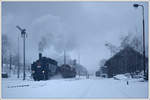 Leichter Schneefall am Morgen des 13.1.2013.