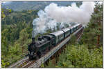 93.1332 der NBiK am 239 Meter langen Rosenbach-Viadukt.