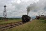 Mit dem Tender voraus, geht es wieder zurck nach Mistelbach Lokalbahnhof.