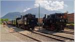 88.103 + 93.1332 der NBiK (Nostalgiebahnen in Krnten)im Bahnhof Ferlach beim Fest 20 Jahre NBiK.