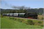 Dampflok 93.1332 bei der NbiK Veranstaltung  Nostalgie Total  auf der Fahrt von Weizelsdorf nach Ferlach.