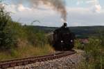 Dampflok 93.1420 um die Mittagszeit unterwegs nach Ernstbrunn.