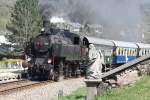 NLB 93.1420 fährt am 19.April 2015 mit dem SR 14514 durch die Hst.