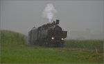 Ultimatives Schlechtwetterbild der Kandertalbahn.