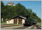 671 mit ihrem SPz 8519 von Premstätten-Tobelbad nach Wies bei der Einfahrt in den Zugendbahnhof Wies-Eibiswald am 15.8.2007.