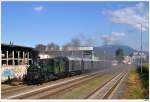 GKB 671 mit dem Sonderzug 8467 von Graz Kflacherbf nach Kflach (Lipizzaner Almabtrieb); hier kurz nach der Ausfahrt vom Graz Kflacherbf; 11.9.2010.