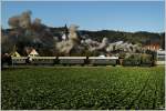 Dampflok 671 der GKB fhrt mit dem Sonderzug R 19100 von Graz-Gkf nach Weiz.Fotografiert auf der STLB Strecke in St.Ruprecht an der Raab. 15.10.2011