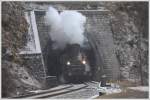 671 der GKB mit ihrem Spz 8447 von Graz nach Köflach am 4.2.2012 beim Verlassen des Rosental Tunnels kurz vor dem Zielbahnhof aufgenommen.