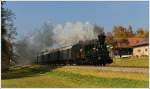 GKB 671 (BJ 1860) am 26.10.2015 mit ihrem Spz 8521 von Graz nach Deutschlandsberg im Oisnitzgraben zwischen dem Bahnhof Lannach und der Haltestelle Oisnitz-St.