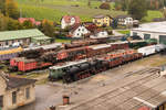Einen Blick von oben: Eisenbahnmuseum Ampflwang.