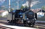 Zufrieden lchelt der  Meister  aus seiner 638 (ex P8) und freut sich wie die Fotografen ber gutes Wetter und eine super Stimmung bei den Feierlichkeiten zu 150 Jahre Eisenbahnen in Tirol/ 150 Jahre (Haupt-)Bahnhof Wrgl. (Wrgl Hbf, 24.08.2008)