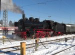 38 1301 kurz nach der Ankunft mit einem Sonderzug am 19.